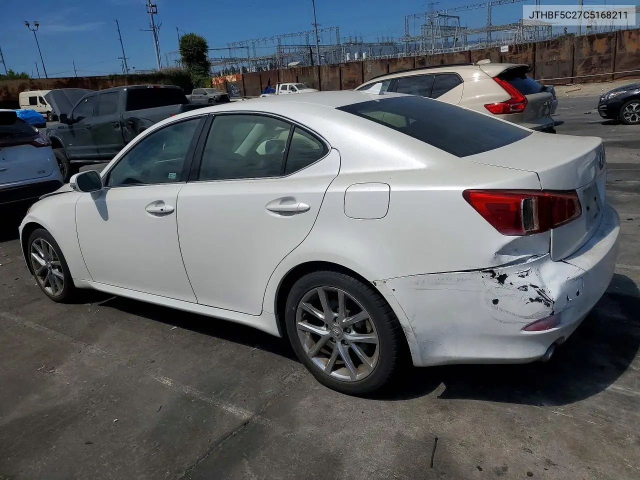 2012 Lexus Is 250 Base VIN: JTHBF5C27C5168211 Lot: 61936276