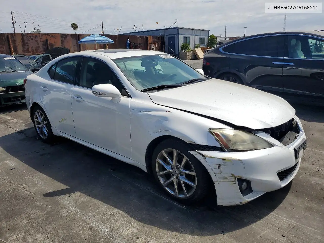 2012 Lexus Is 250 Base VIN: JTHBF5C27C5168211 Lot: 61936276