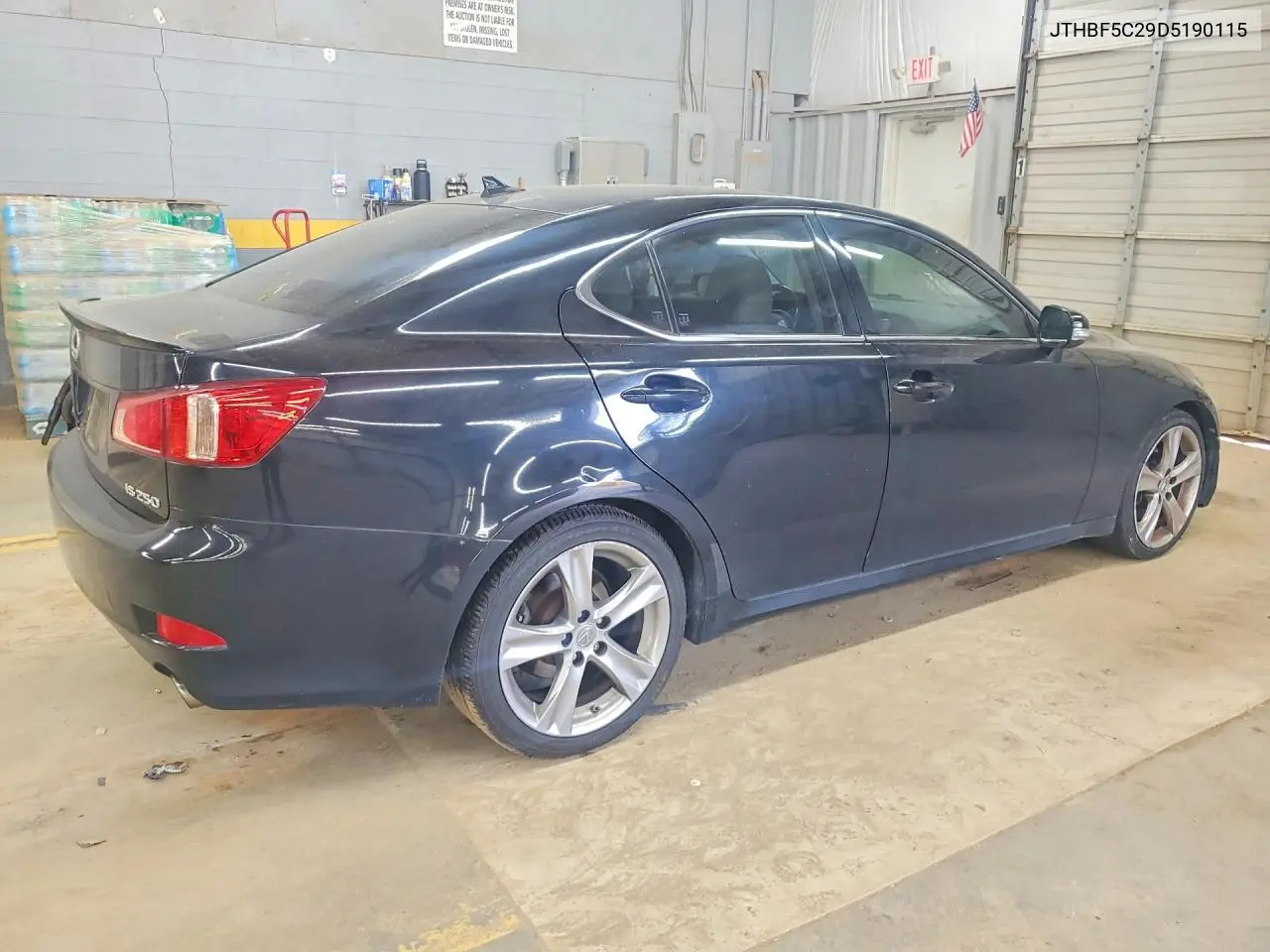 2013 Lexus Is 250 VIN: JTHBF5C29D5190115 Lot: 62022966