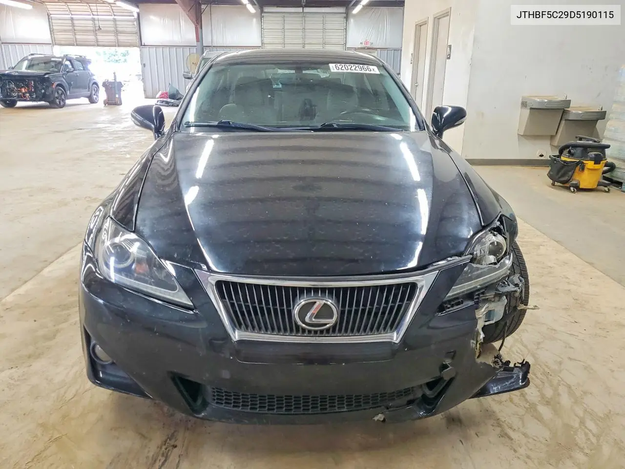2013 Lexus Is 250 VIN: JTHBF5C29D5190115 Lot: 62022966