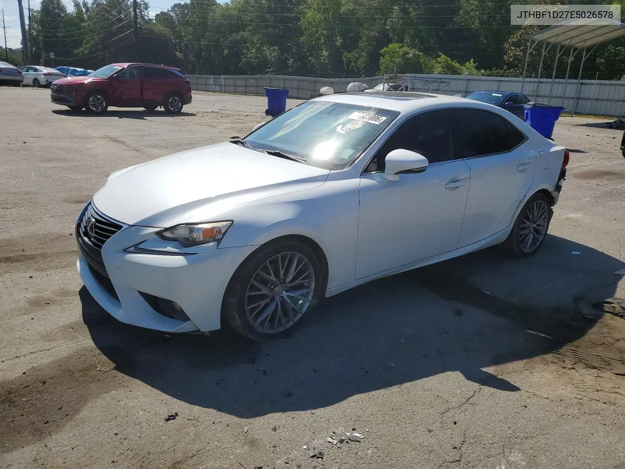 2014 Lexus Is 250 VIN: JTHBF1D27E5026578 Lot: 57081806