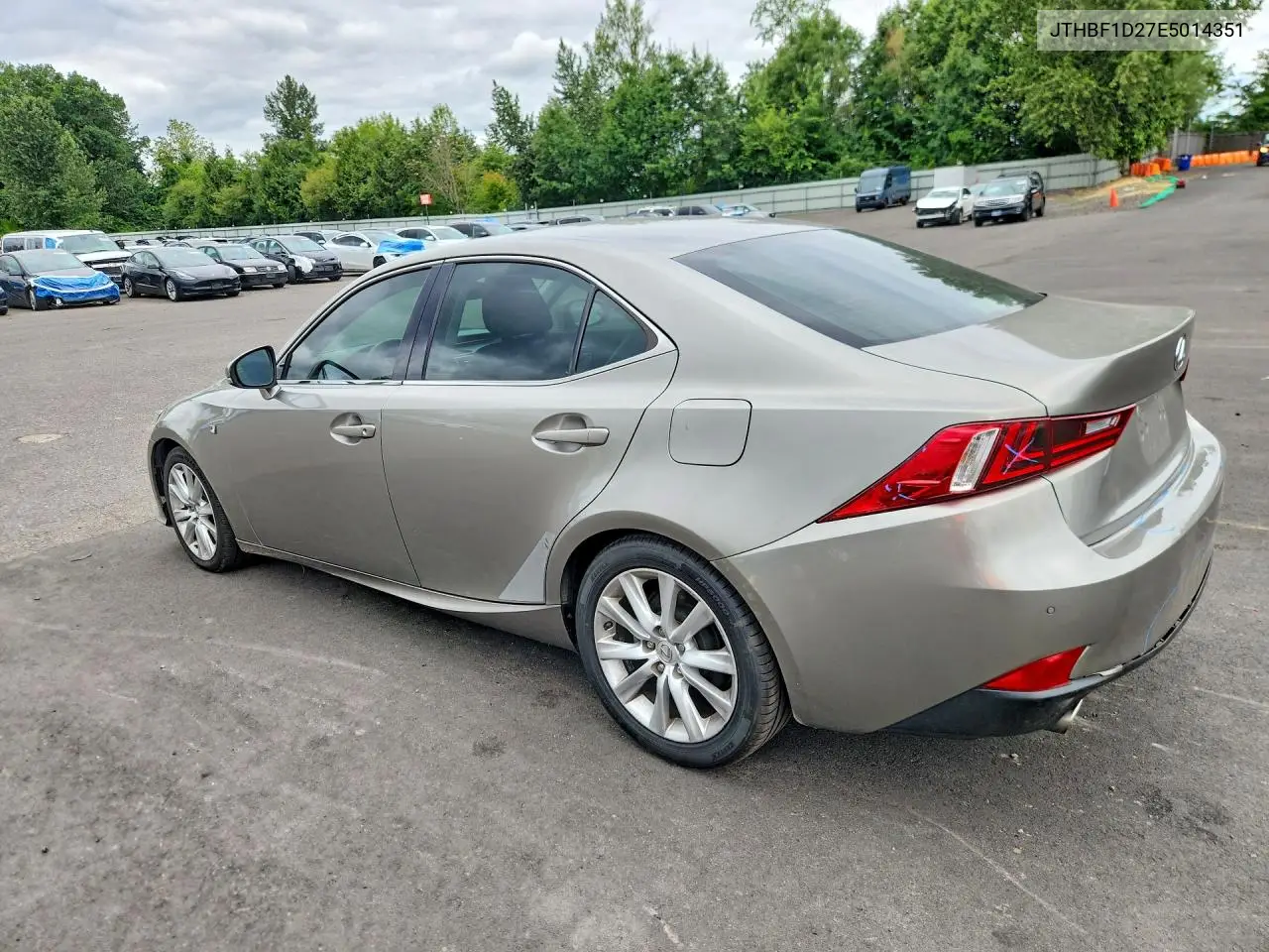 2014 Lexus Is 250 VIN: JTHBF1D27E5014351 Lot: 58403636