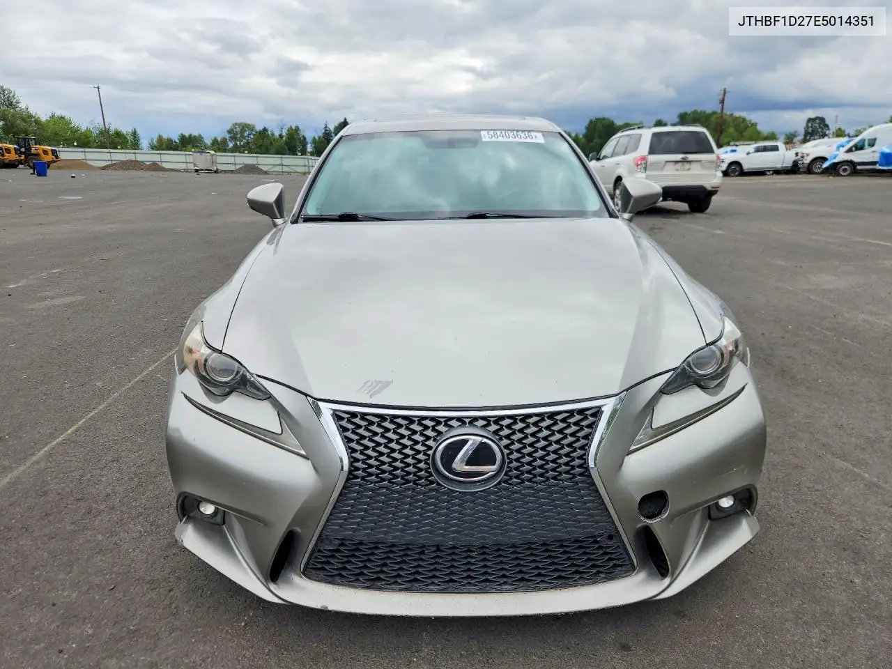 2014 Lexus Is 250 VIN: JTHBF1D27E5014351 Lot: 58403636