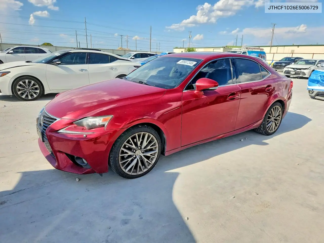 2014 Lexus Is VIN: JTHCF1D26E5006729 Lot: 59907346