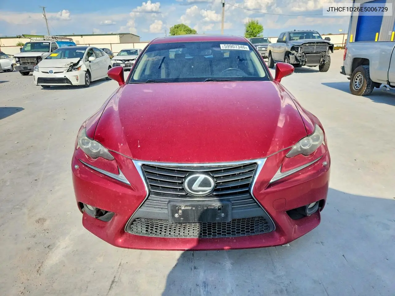 2014 Lexus Is VIN: JTHCF1D26E5006729 Lot: 59907346
