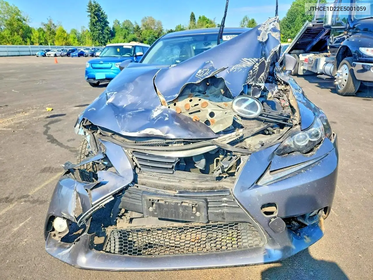 2014 Lexus Is 350 VIN: JTHCE1D22E5001059 Lot: 61091316