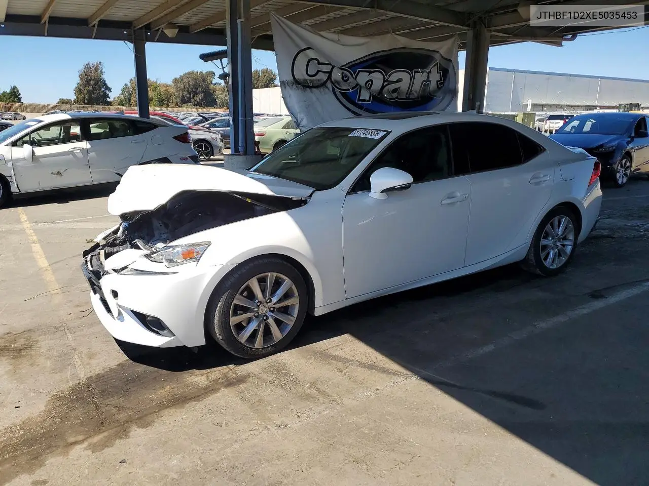 2014 Lexus Is 250 VIN: JTHBF1D2XE5035453 Lot: 61249866