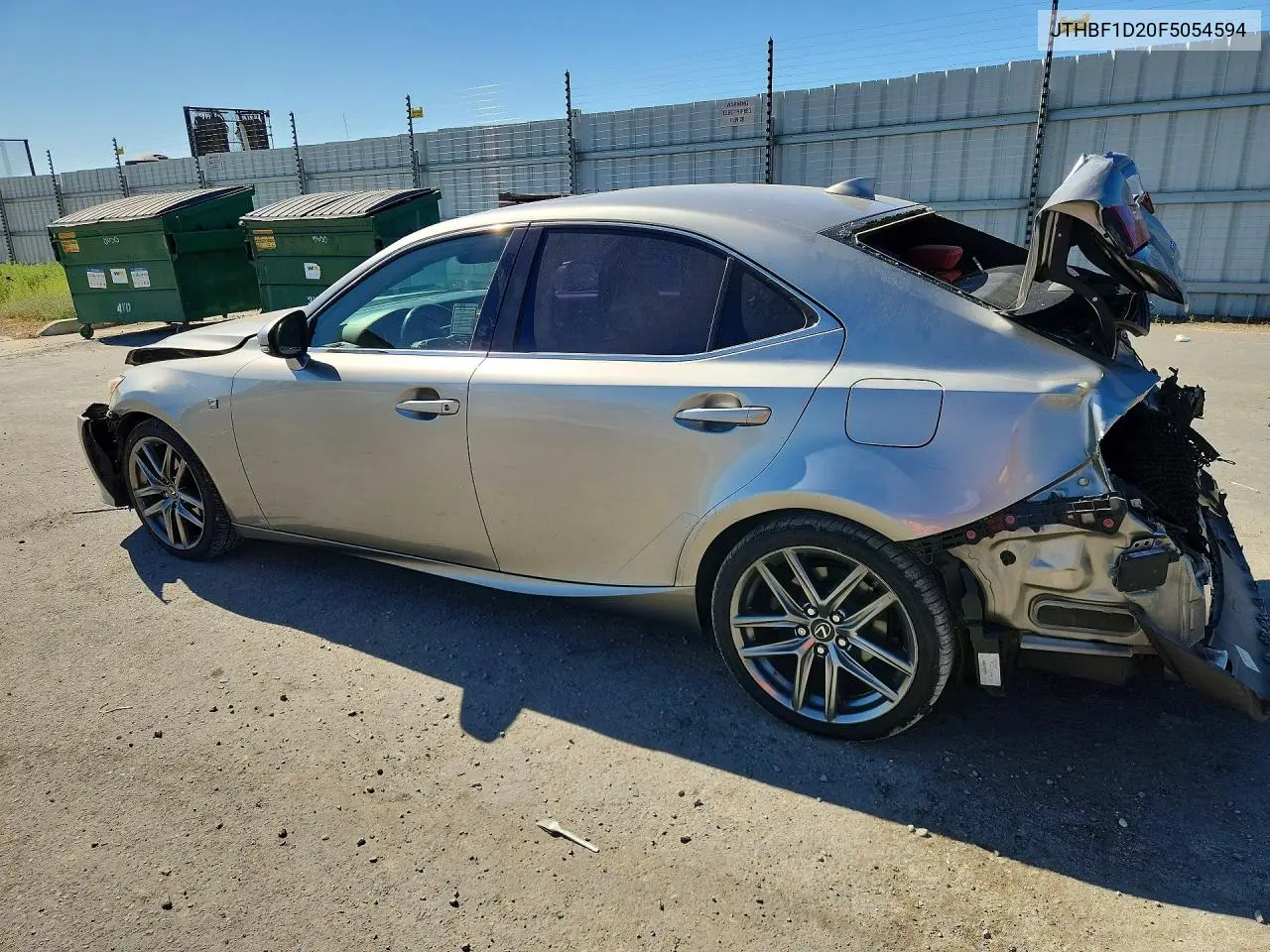2015 Lexus Is 250 VIN: JTHBF1D20F5054594 Lot: 61098276