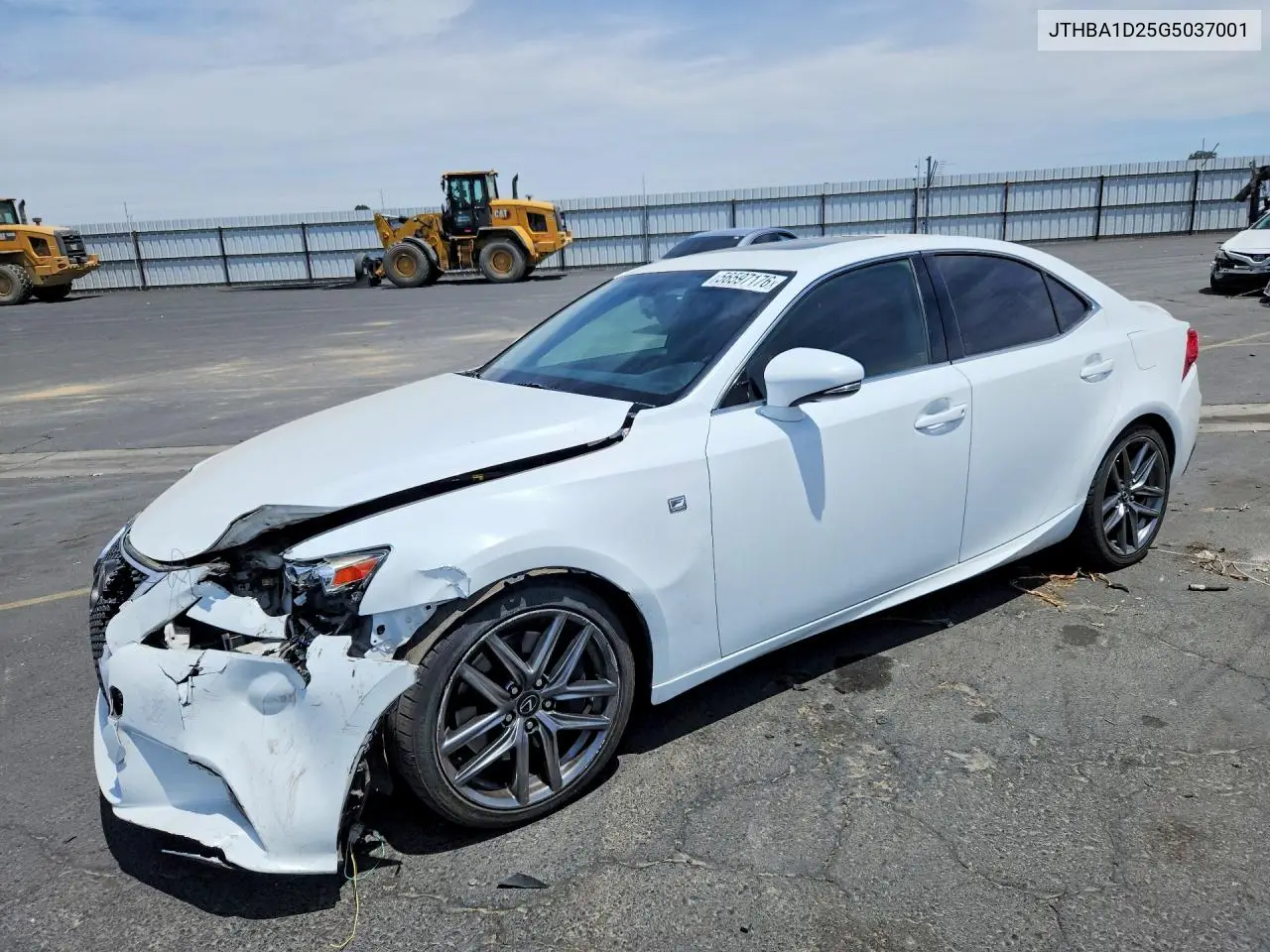 2016 Lexus Is 200T VIN: JTHBA1D25G5037001 Lot: 56597176