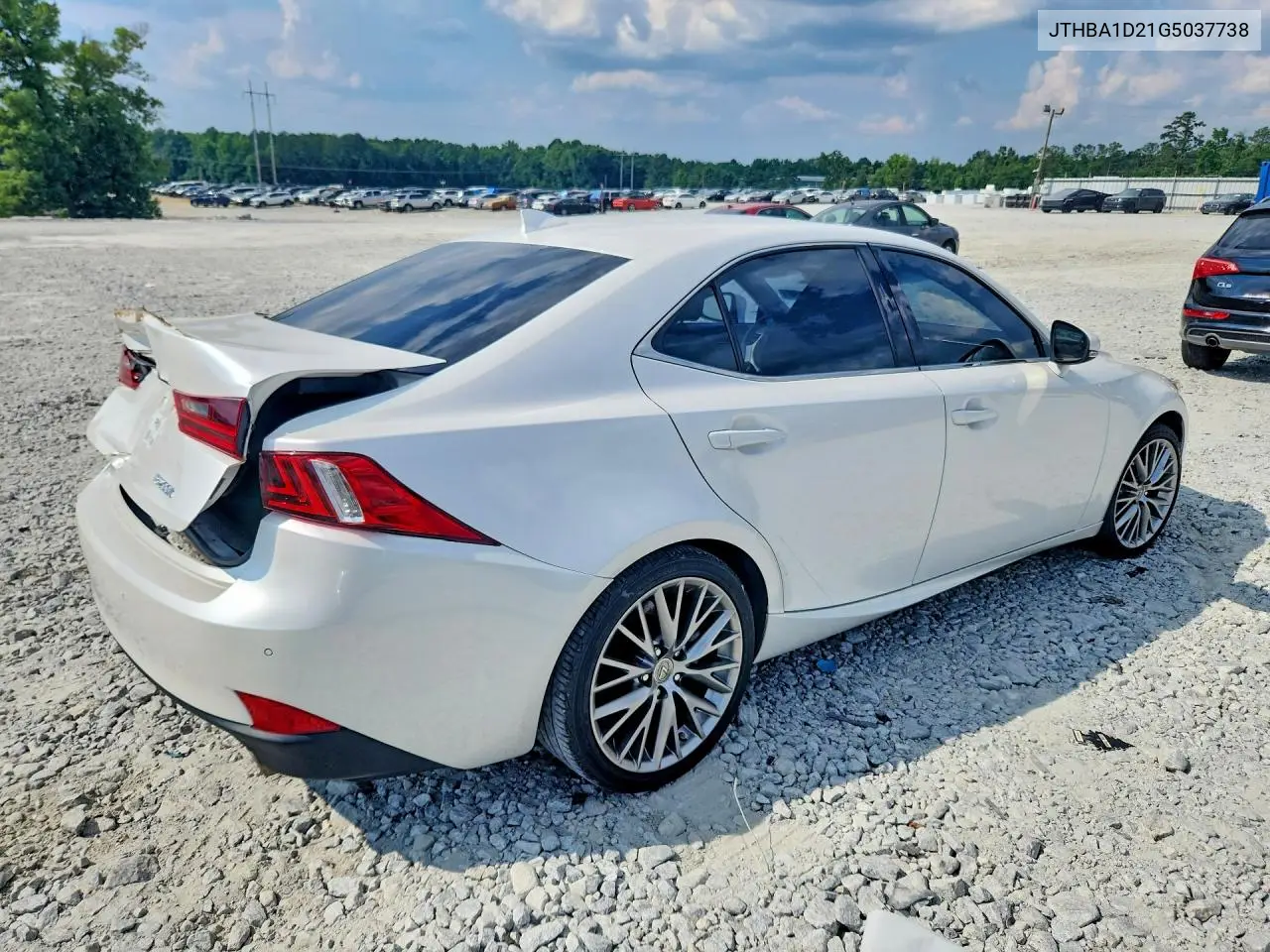 2016 Lexus Is 200T VIN: JTHBA1D21G5037738 Lot: 57066596