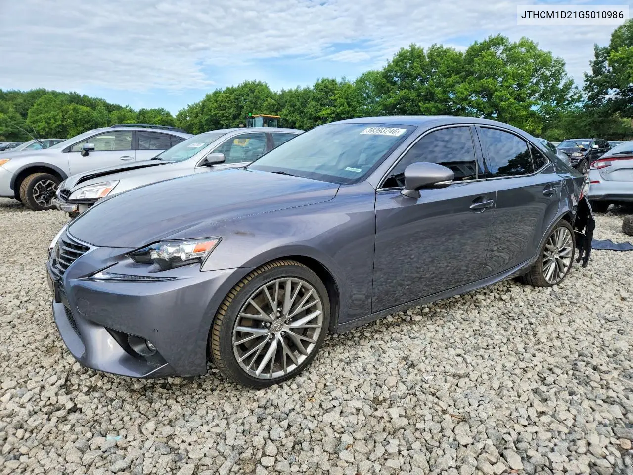 2016 Lexus Is 300 VIN: JTHCM1D21G5010986 Lot: 58393746