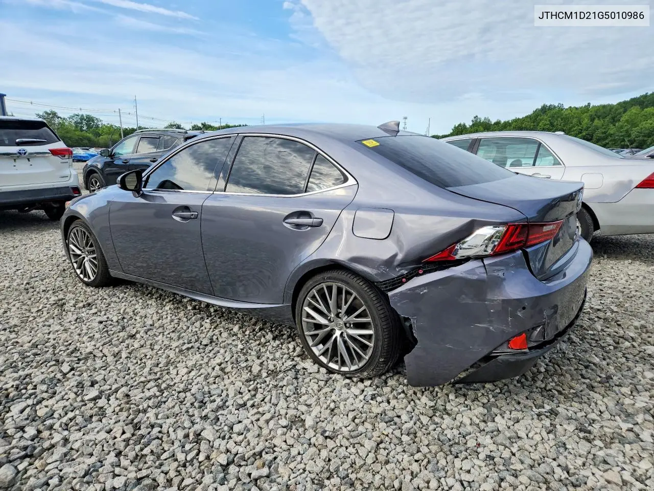 2016 Lexus Is 300 VIN: JTHCM1D21G5010986 Lot: 58393746