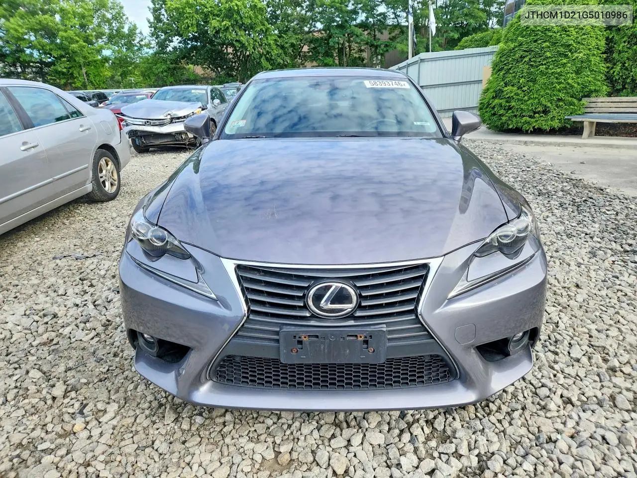 2016 Lexus Is 300 VIN: JTHCM1D21G5010986 Lot: 58393746