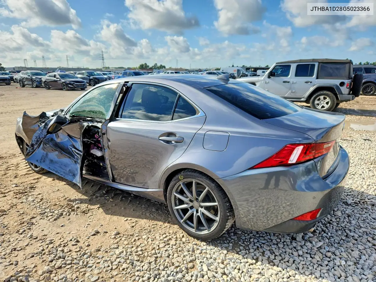 2016 Lexus Is 200T VIN: JTHBA1D28G5023366 Lot: 60475246