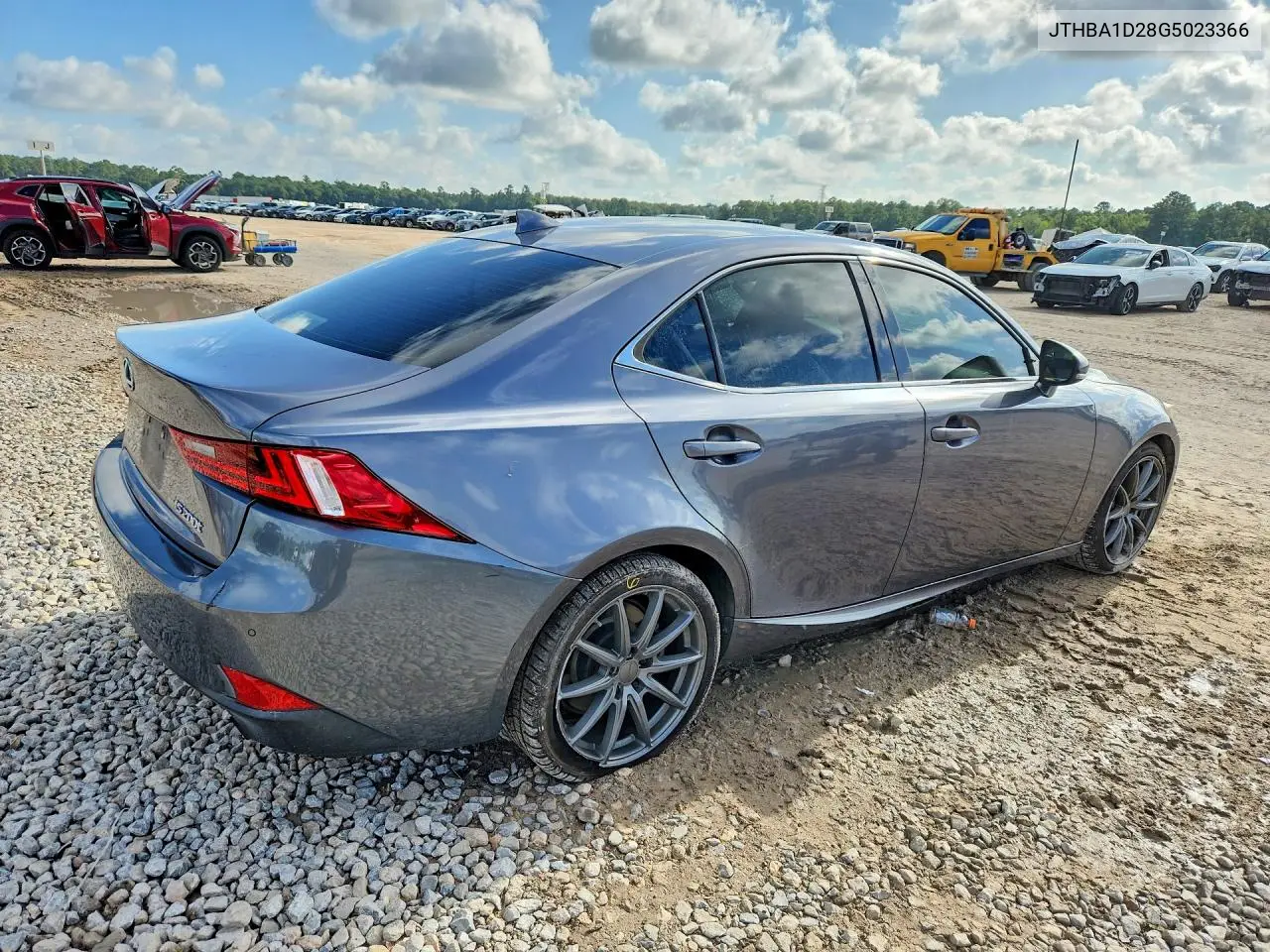 2016 Lexus Is 200T VIN: JTHBA1D28G5023366 Lot: 60475246
