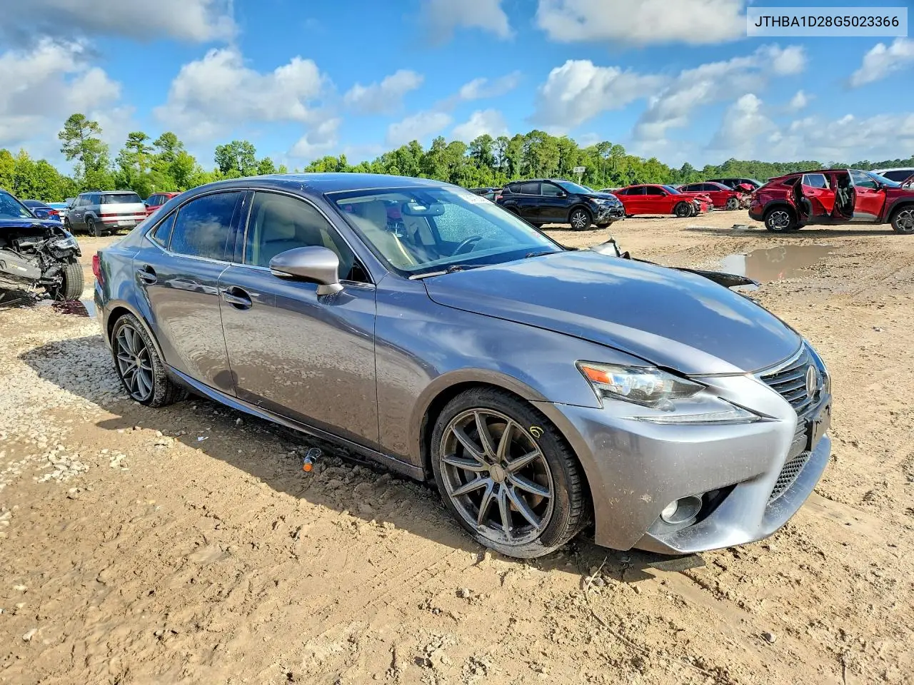 2016 Lexus Is 200T VIN: JTHBA1D28G5023366 Lot: 60475246