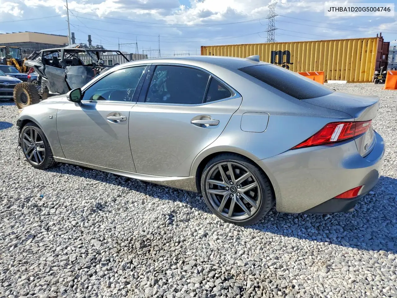 2016 Lexus Is 200T VIN: JTHBA1D20G5004746 Lot: 60838506