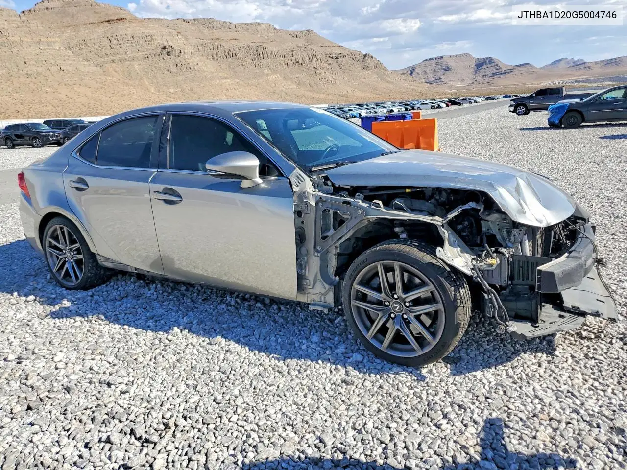 2016 Lexus Is 200T VIN: JTHBA1D20G5004746 Lot: 60838506
