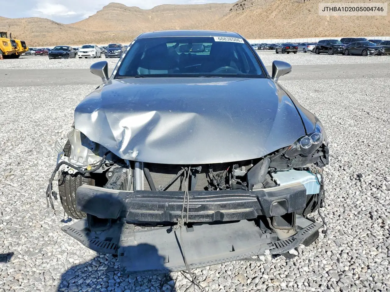 2016 Lexus Is 200T VIN: JTHBA1D20G5004746 Lot: 60838506
