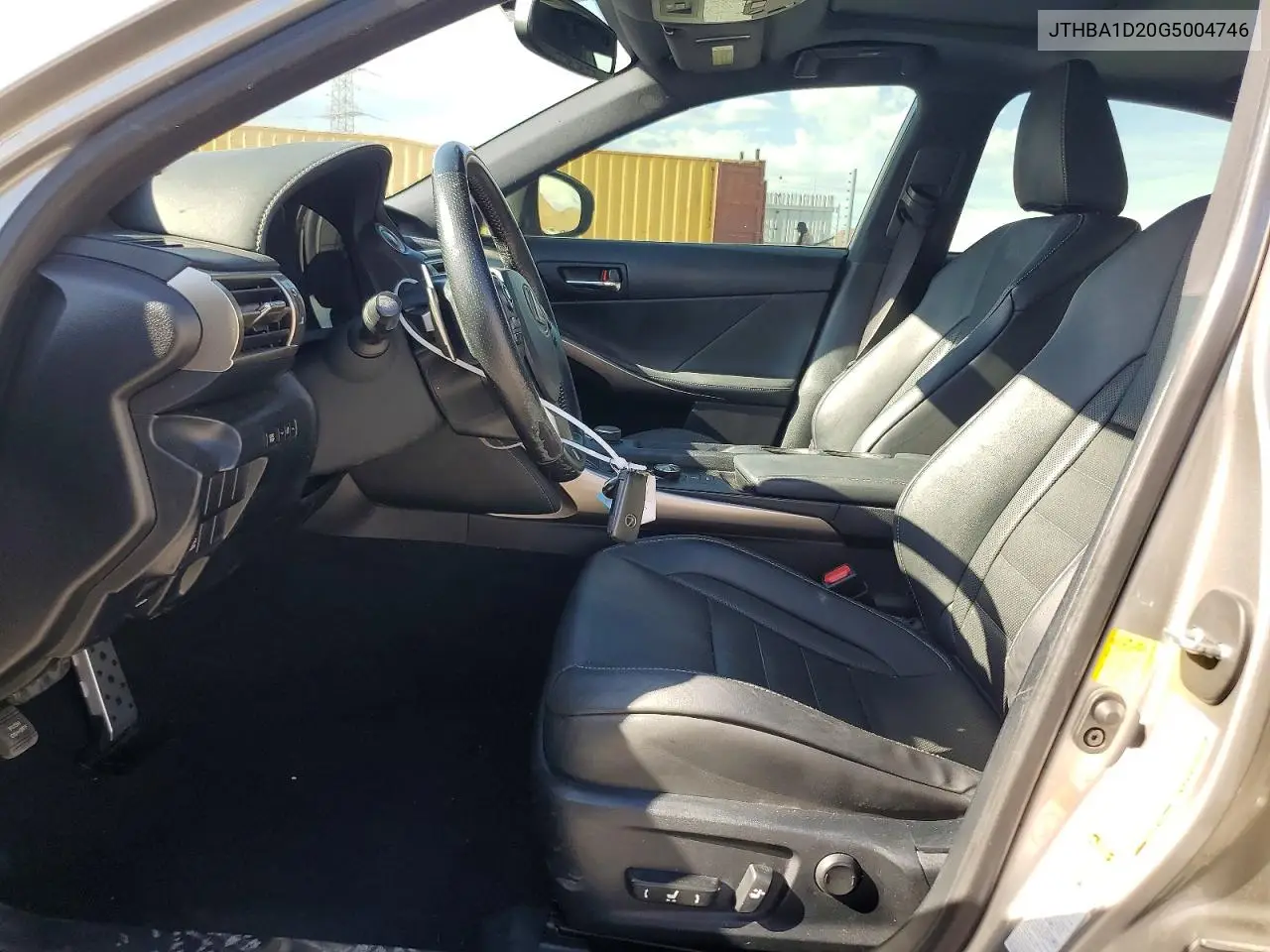 2016 Lexus Is 200T VIN: JTHBA1D20G5004746 Lot: 60838506