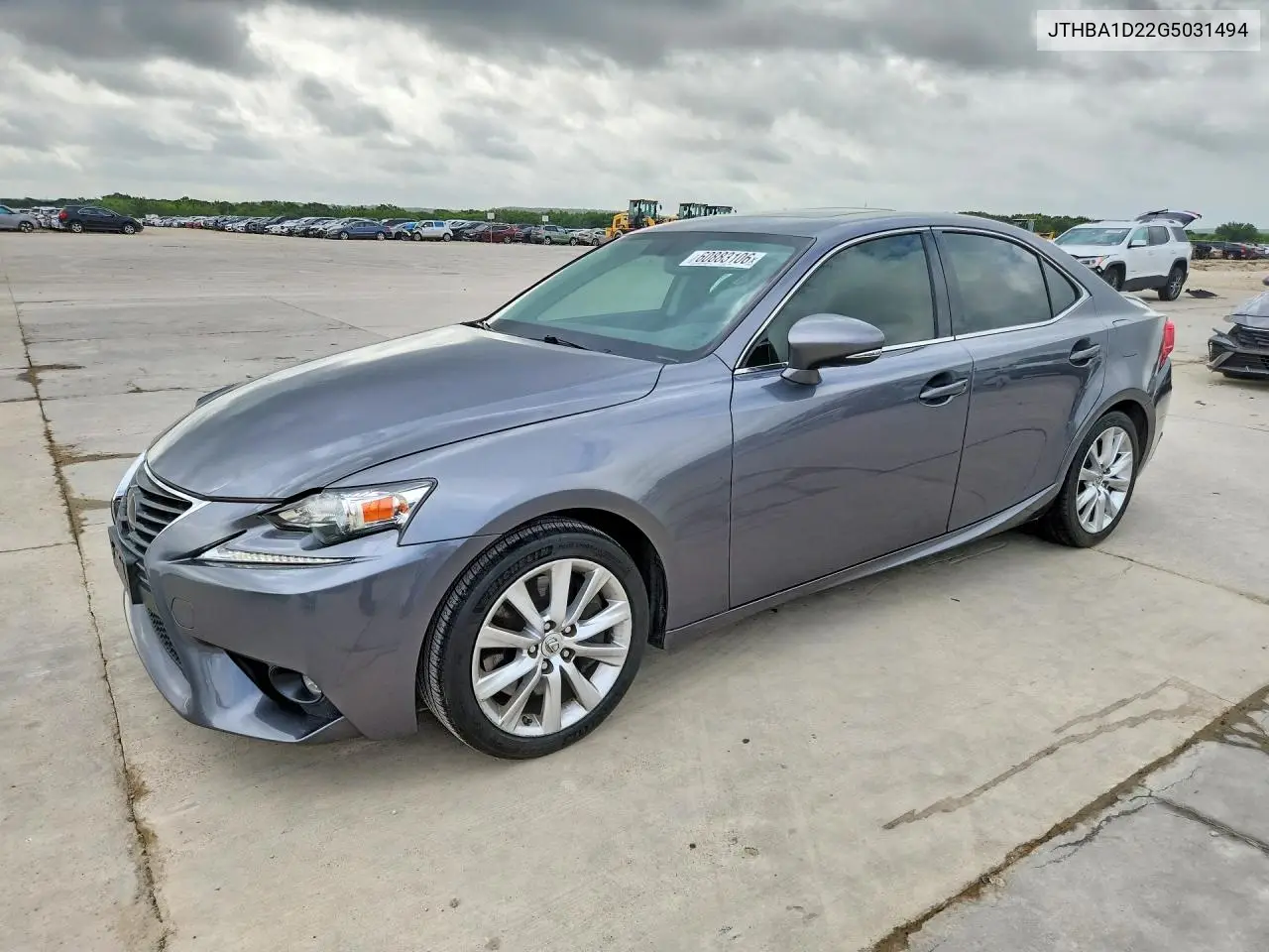 2016 Lexus Is 200T VIN: JTHBA1D22G5031494 Lot: 60883106