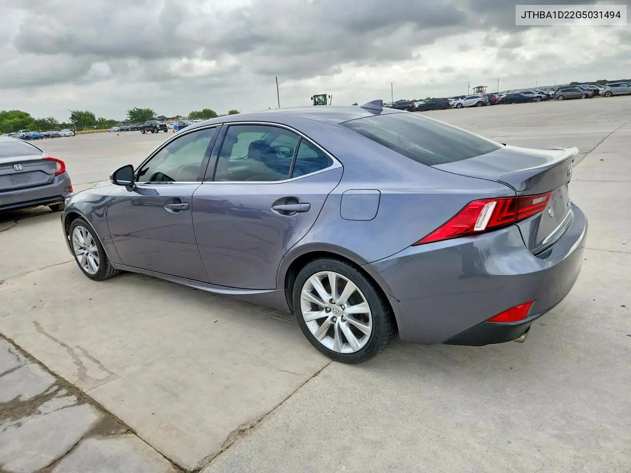 2016 Lexus Is 200T VIN: JTHBA1D22G5031494 Lot: 60883106