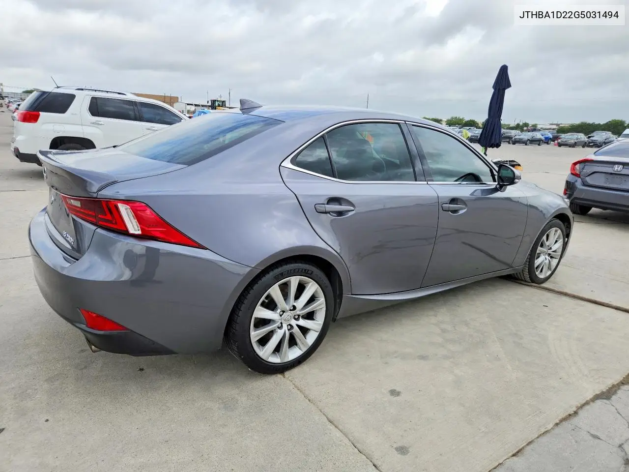 2016 Lexus Is 200T VIN: JTHBA1D22G5031494 Lot: 60883106