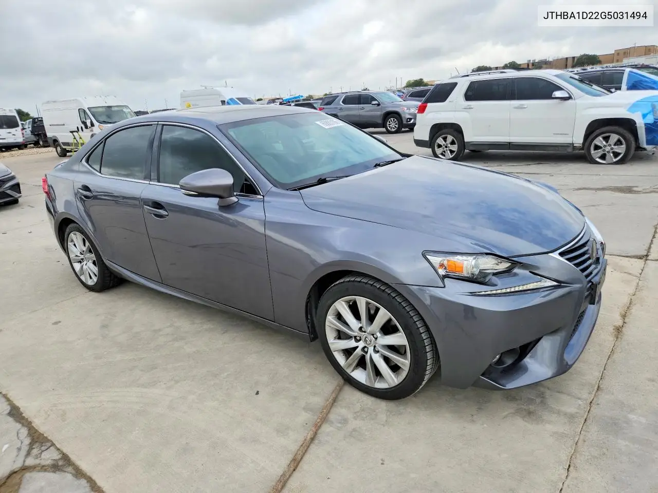 2016 Lexus Is 200T VIN: JTHBA1D22G5031494 Lot: 60883106