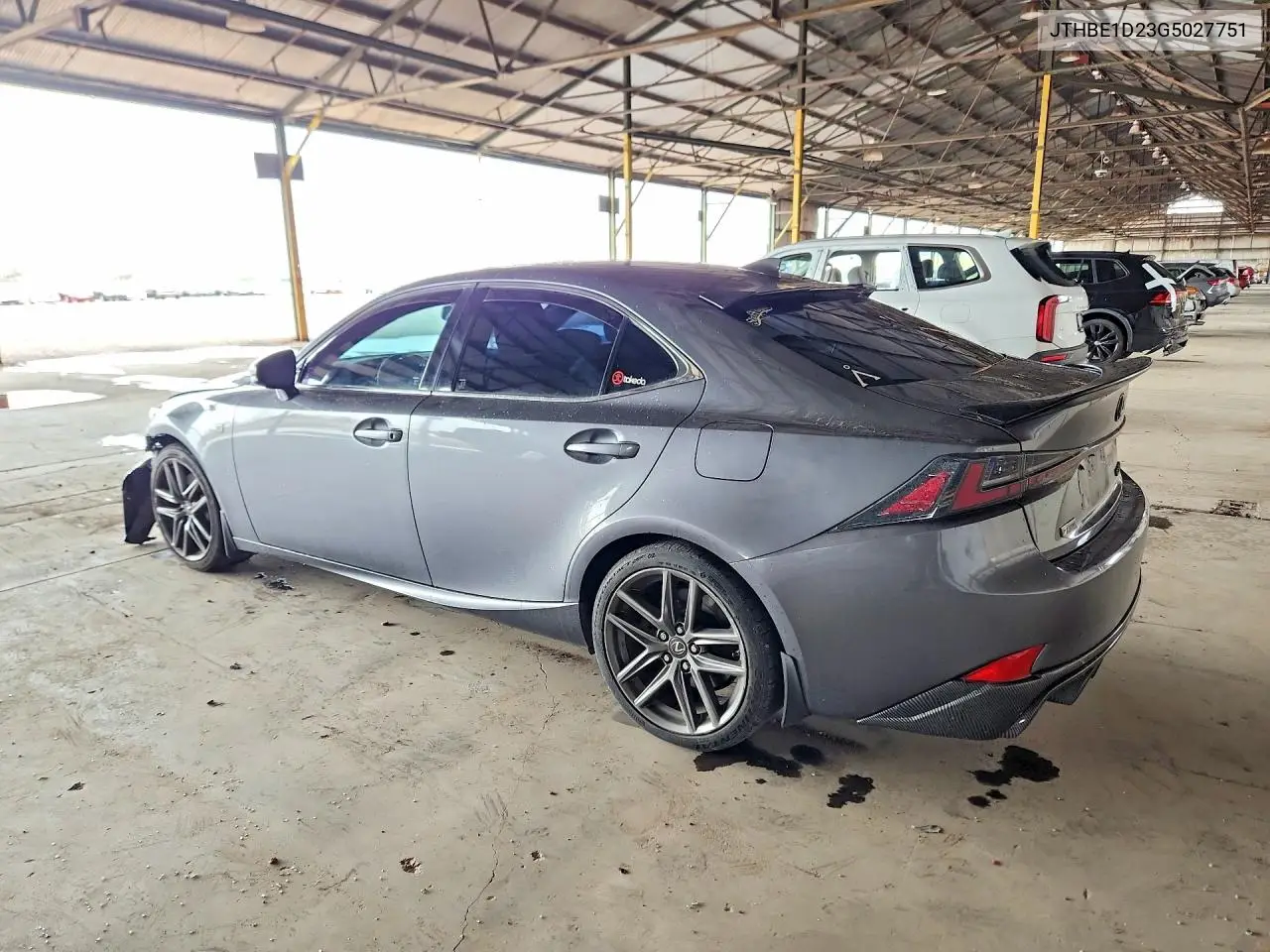 2016 Lexus Is 350 VIN: JTHBE1D23G5027751 Lot: 61773636