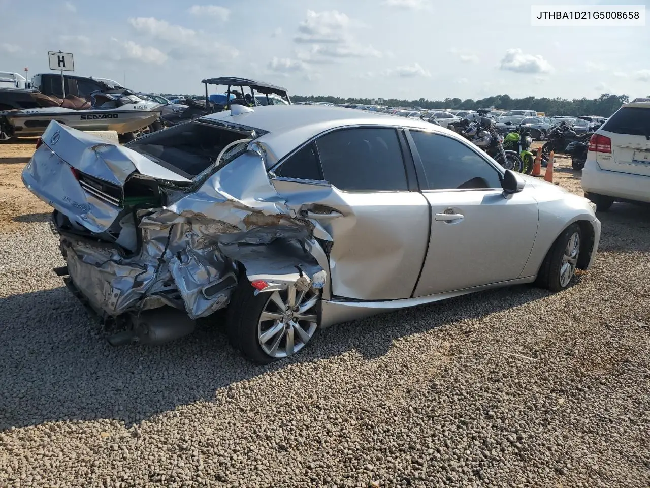 JTHBA1D21G5008658 2016 Lexus Is 200T