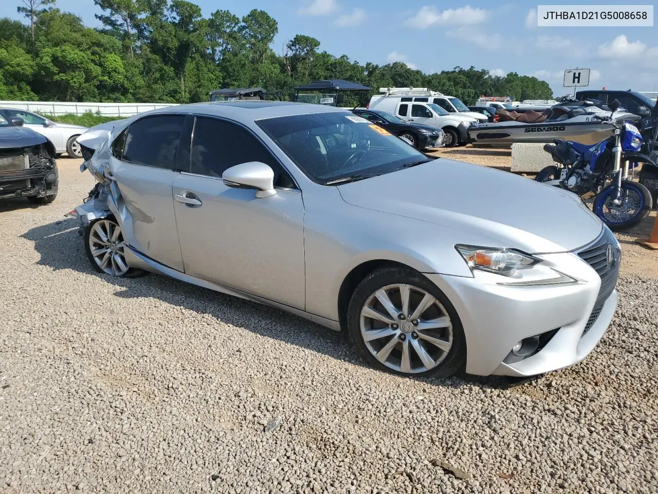 JTHBA1D21G5008658 2016 Lexus Is 200T