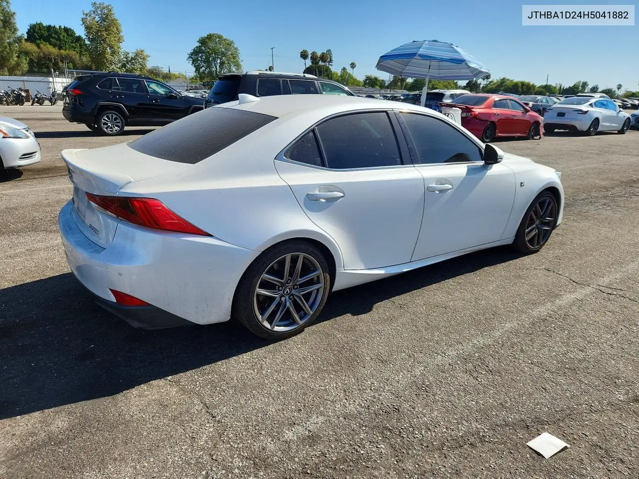 2017 Lexus Is 200T VIN: JTHBA1D24H5041882 Lot: 61914836