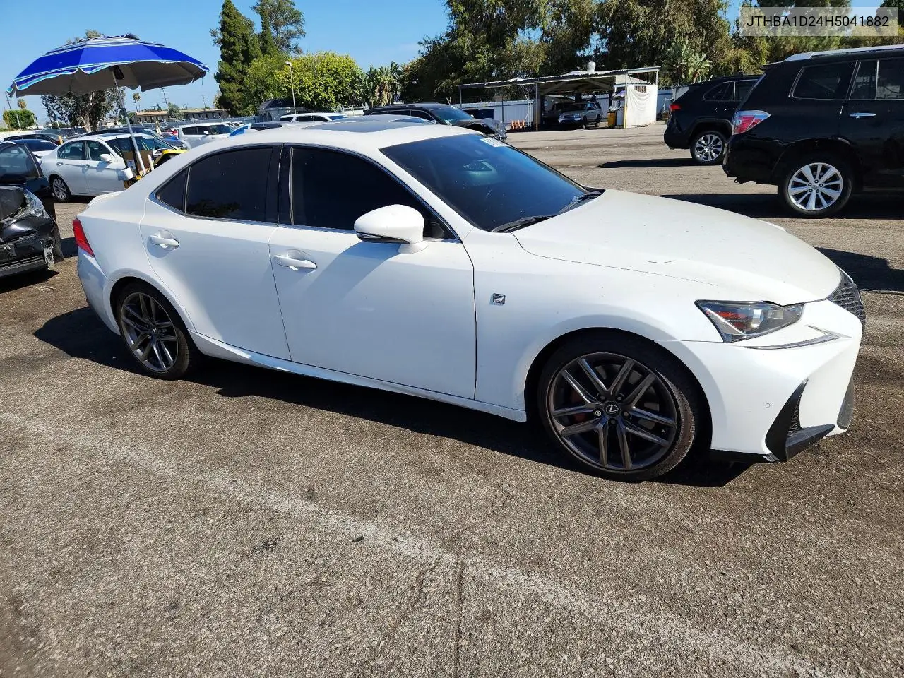 2017 Lexus Is 200T VIN: JTHBA1D24H5041882 Lot: 61914836
