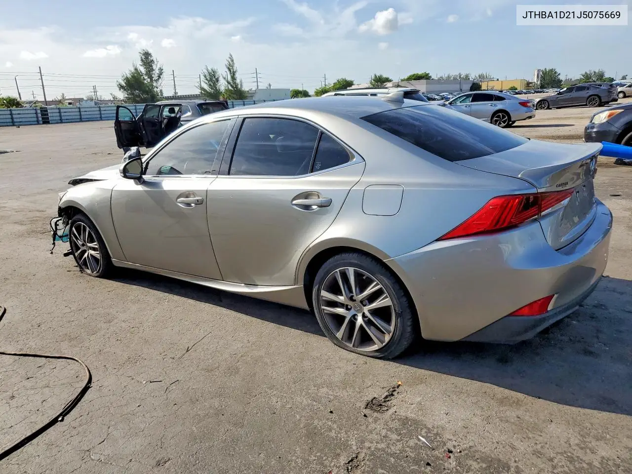 2018 Lexus Is 300 VIN: JTHBA1D21J5075669 Lot: 61498646