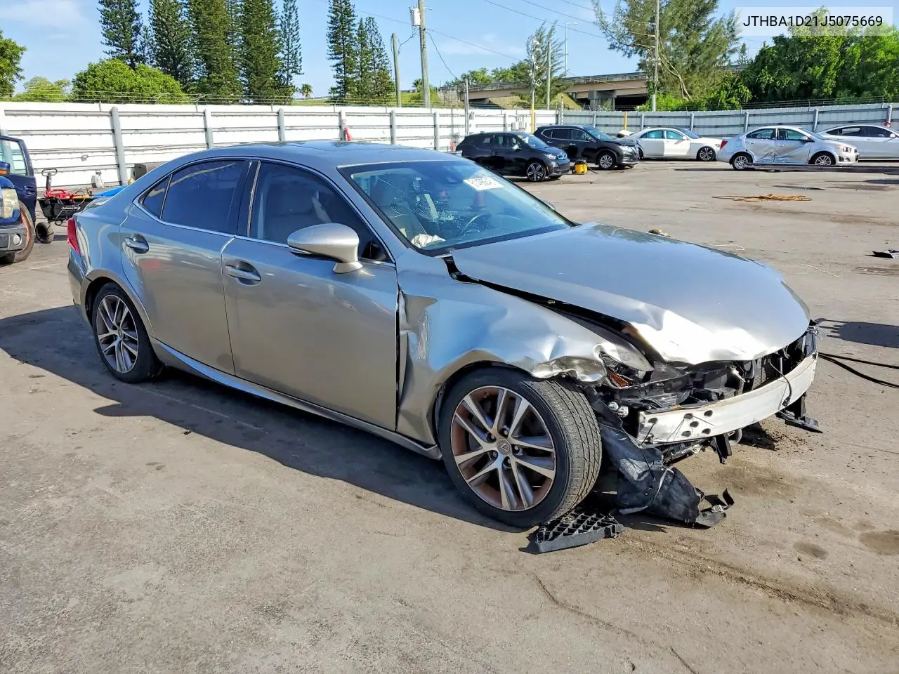 2018 Lexus Is 300 VIN: JTHBA1D21J5075669 Lot: 61498646