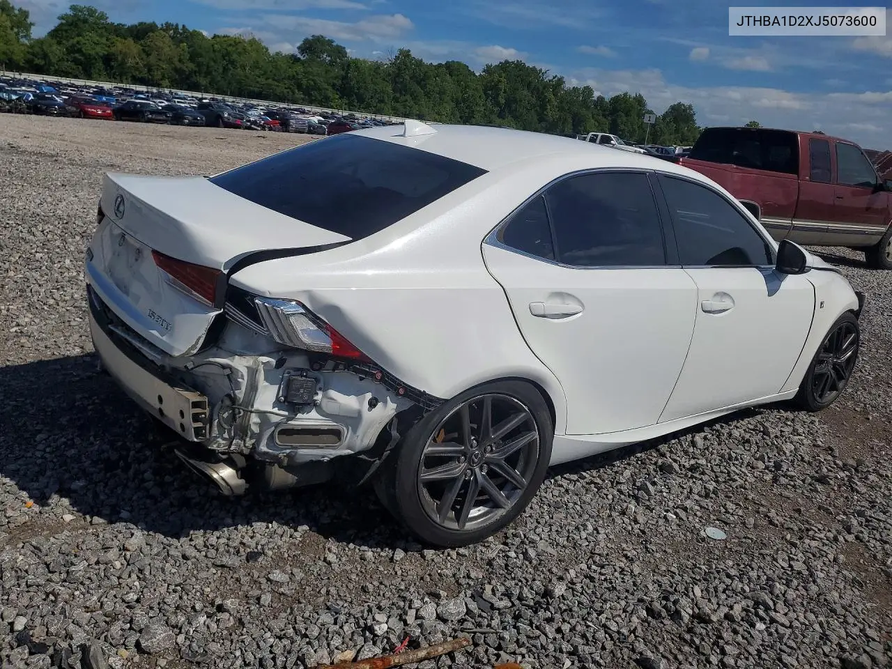2018 Lexus Is 300 VIN: JTHBA1D2XJ5073600 Lot: 61891196