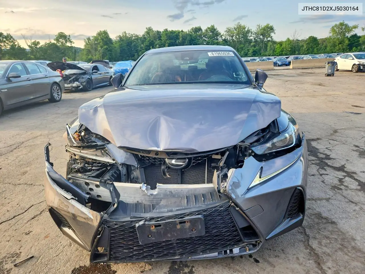 2018 Lexus Is 300 VIN: JTHC81D2XJ5030164 Lot: 61965036