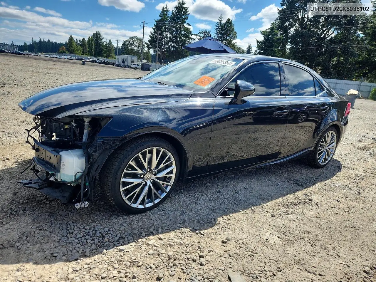 2019 Lexus Is 300 VIN: JTHC81D20K5035102 Lot: 60650366