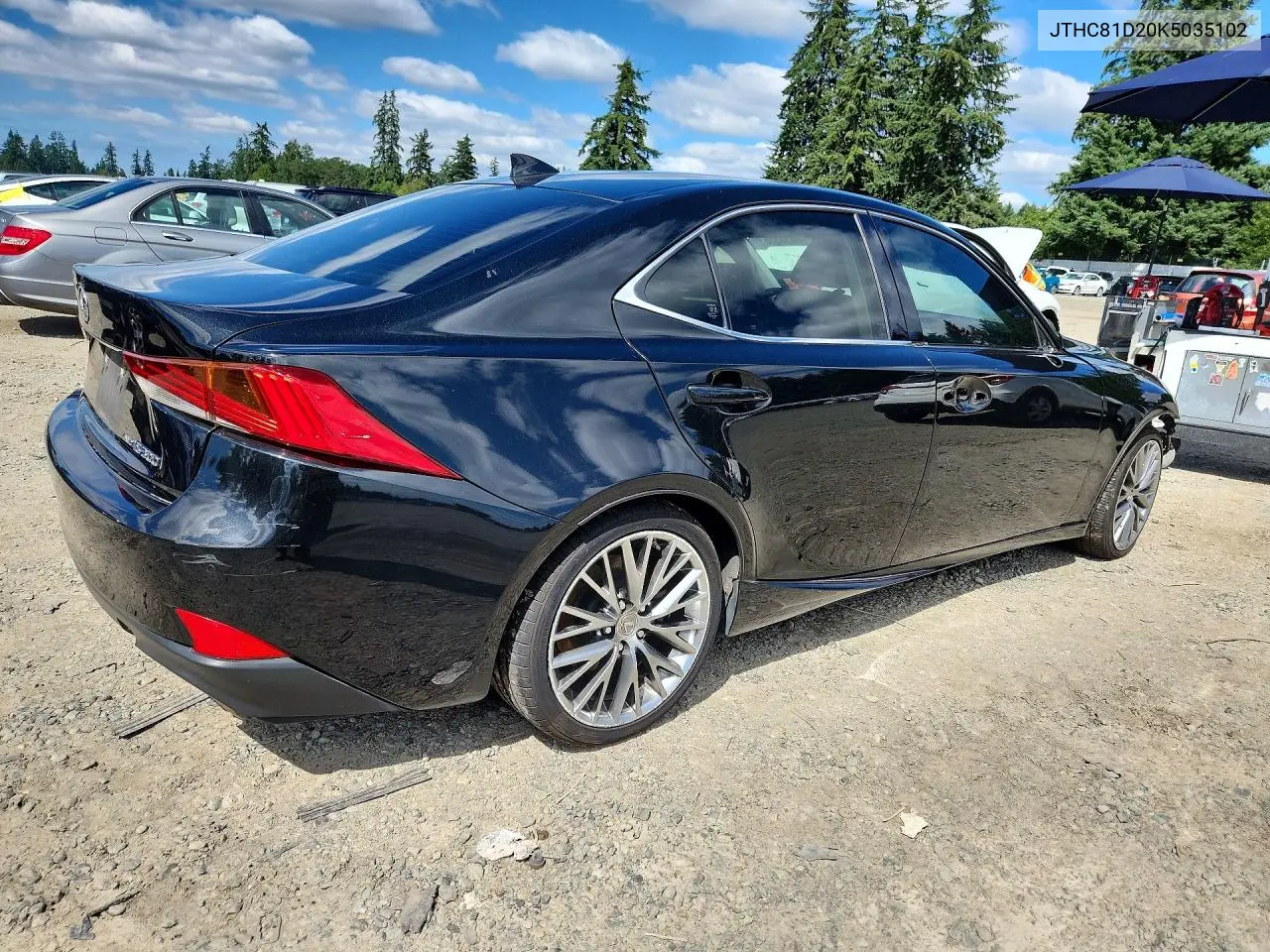 2019 Lexus Is 300 VIN: JTHC81D20K5035102 Lot: 60650366