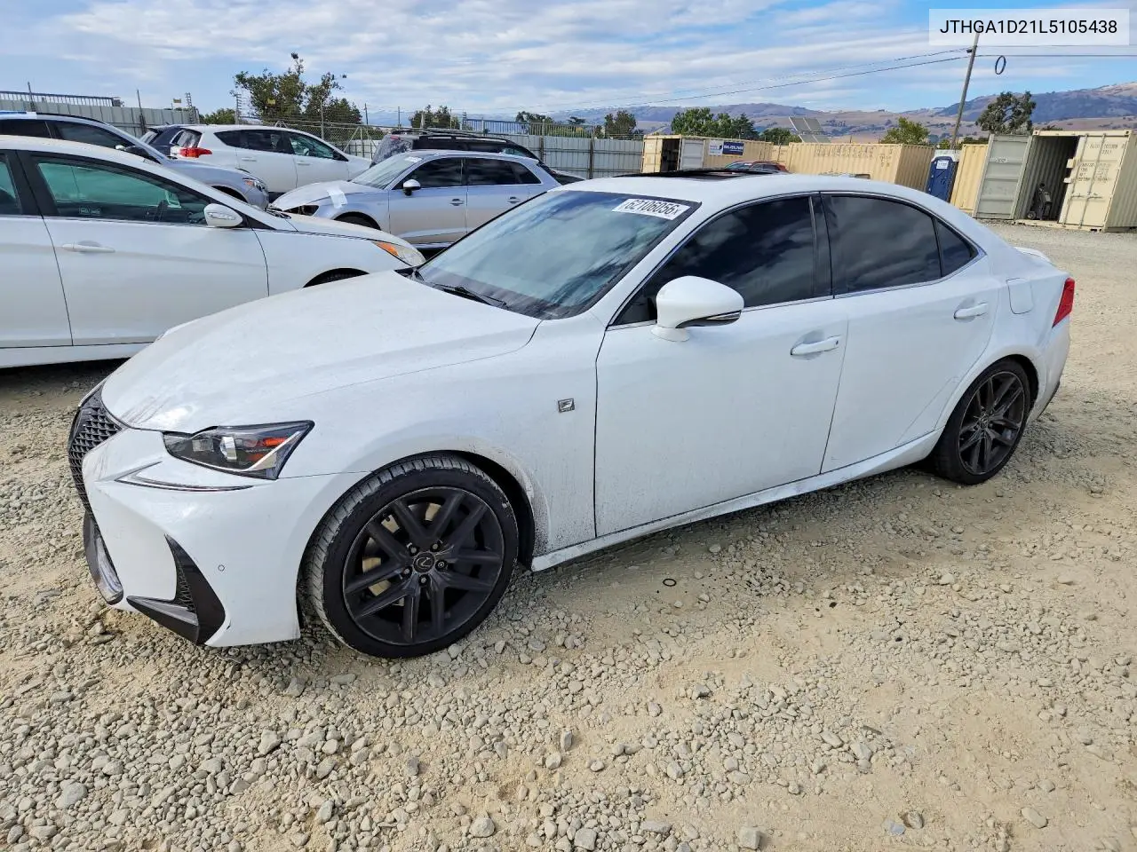 2020 Lexus Is 300 F Sport VIN: JTHGA1D21L5105438 Lot: 62106056