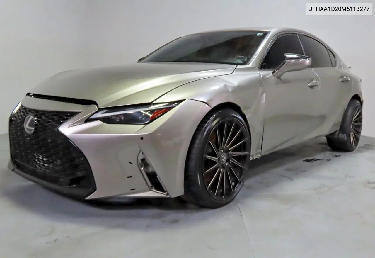 JTHAA1D20M5113277 2021 Lexus Is 300 Base
