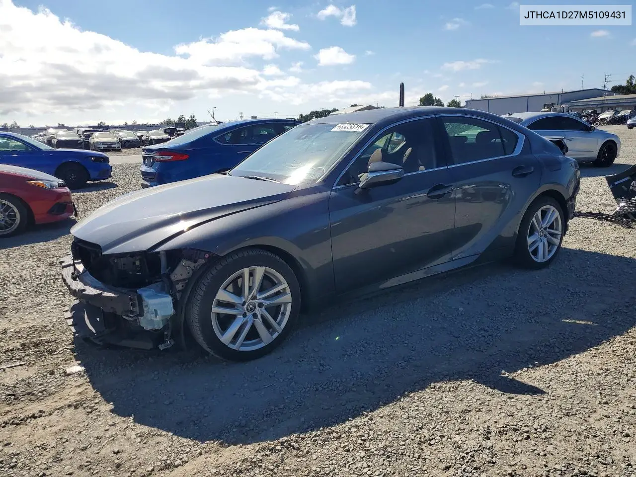 2021 Lexus Is 300 VIN: JTHCA1D27M5109431 Lot: 57609516