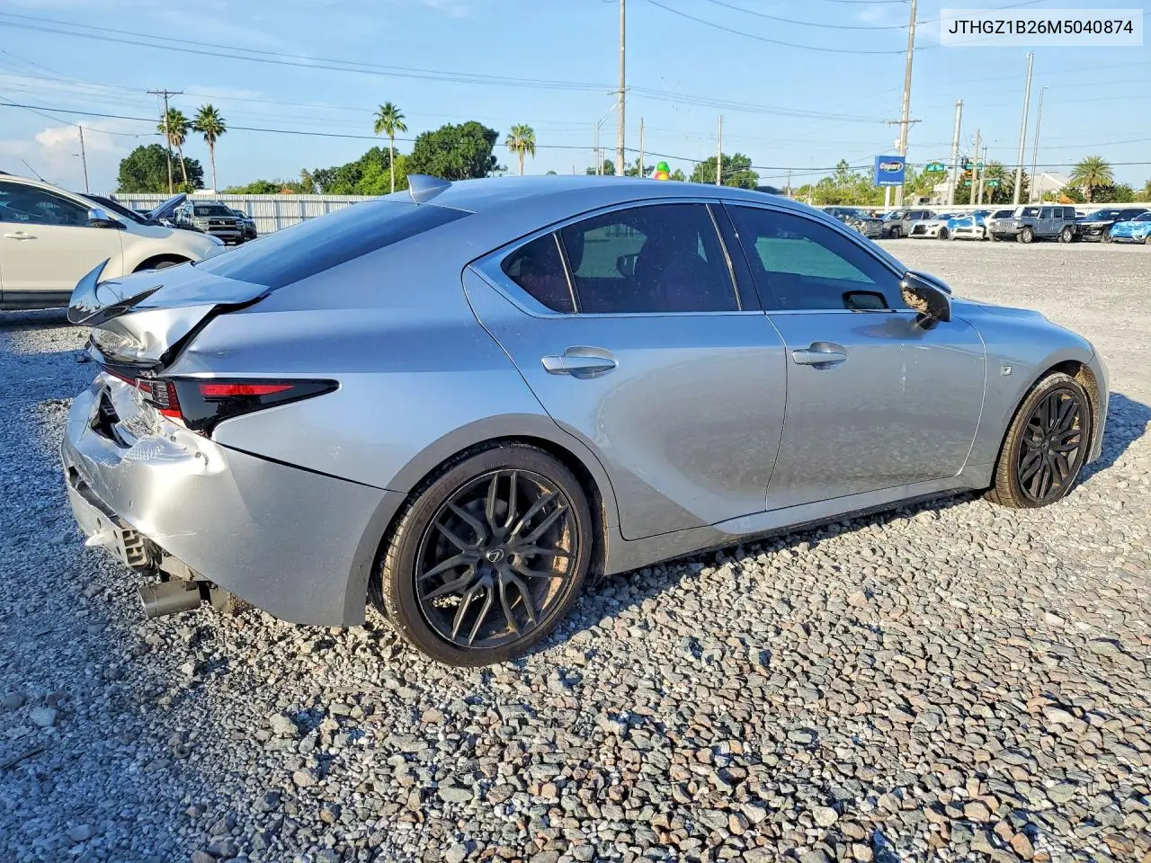 2021 Lexus Is 350 F Sport VIN: JTHGZ1B26M5040874 Lot: 59882086