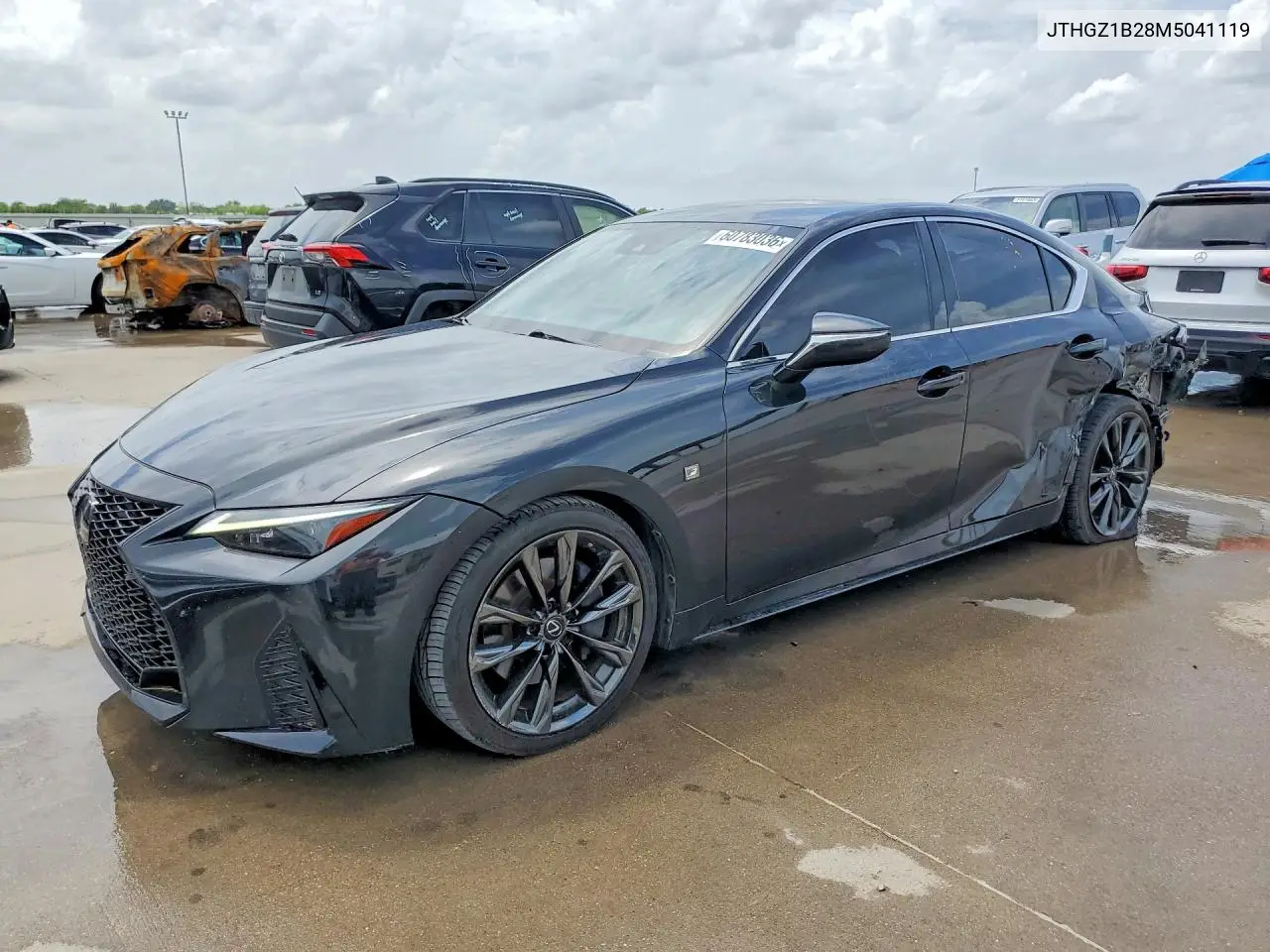 2021 Lexus Is 350 F Sport VIN: JTHGZ1B28M5041119 Lot: 60783036