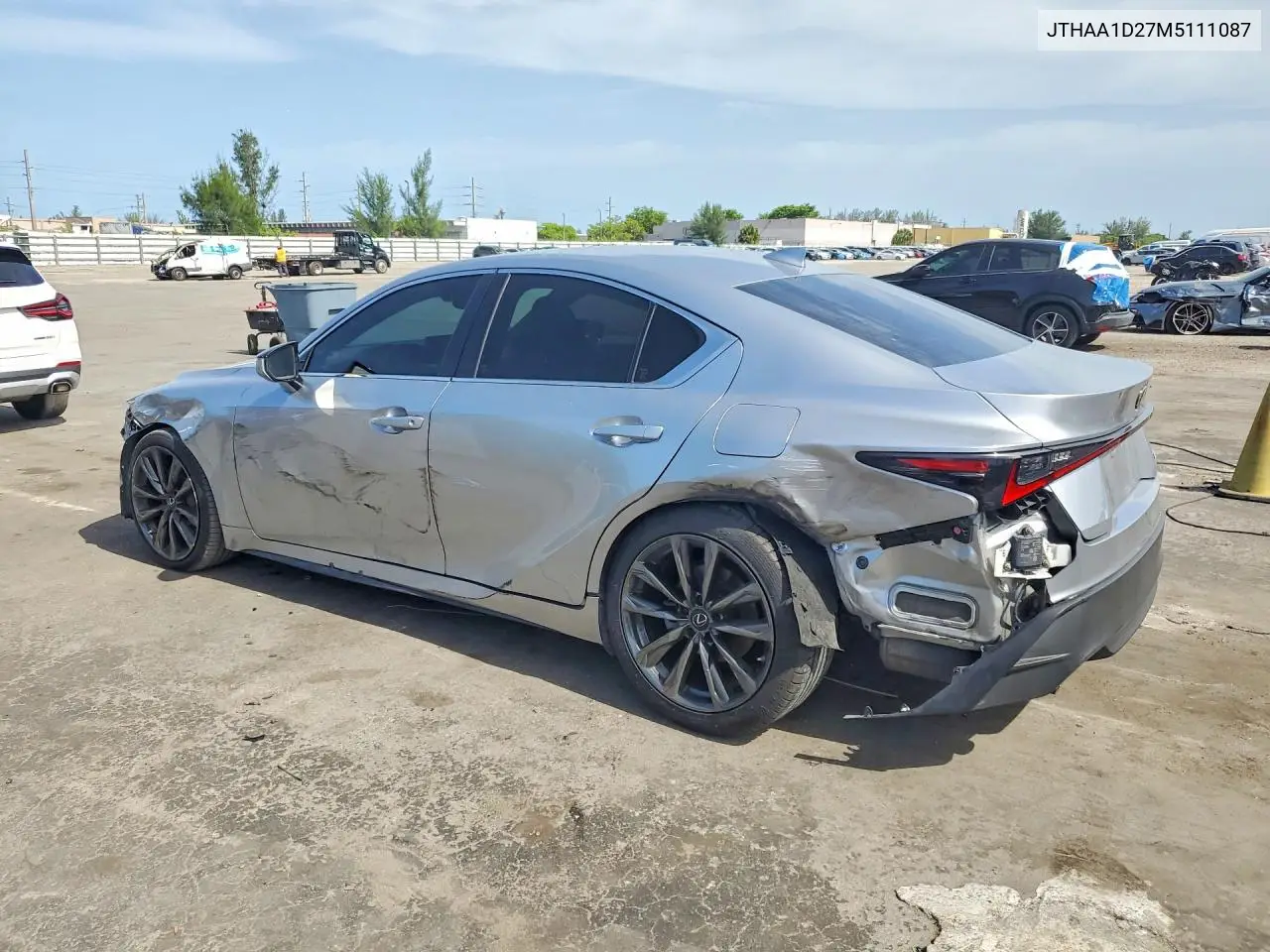 2021 Lexus Is 300 VIN: JTHAA1D27M5111087 Lot: 61176886