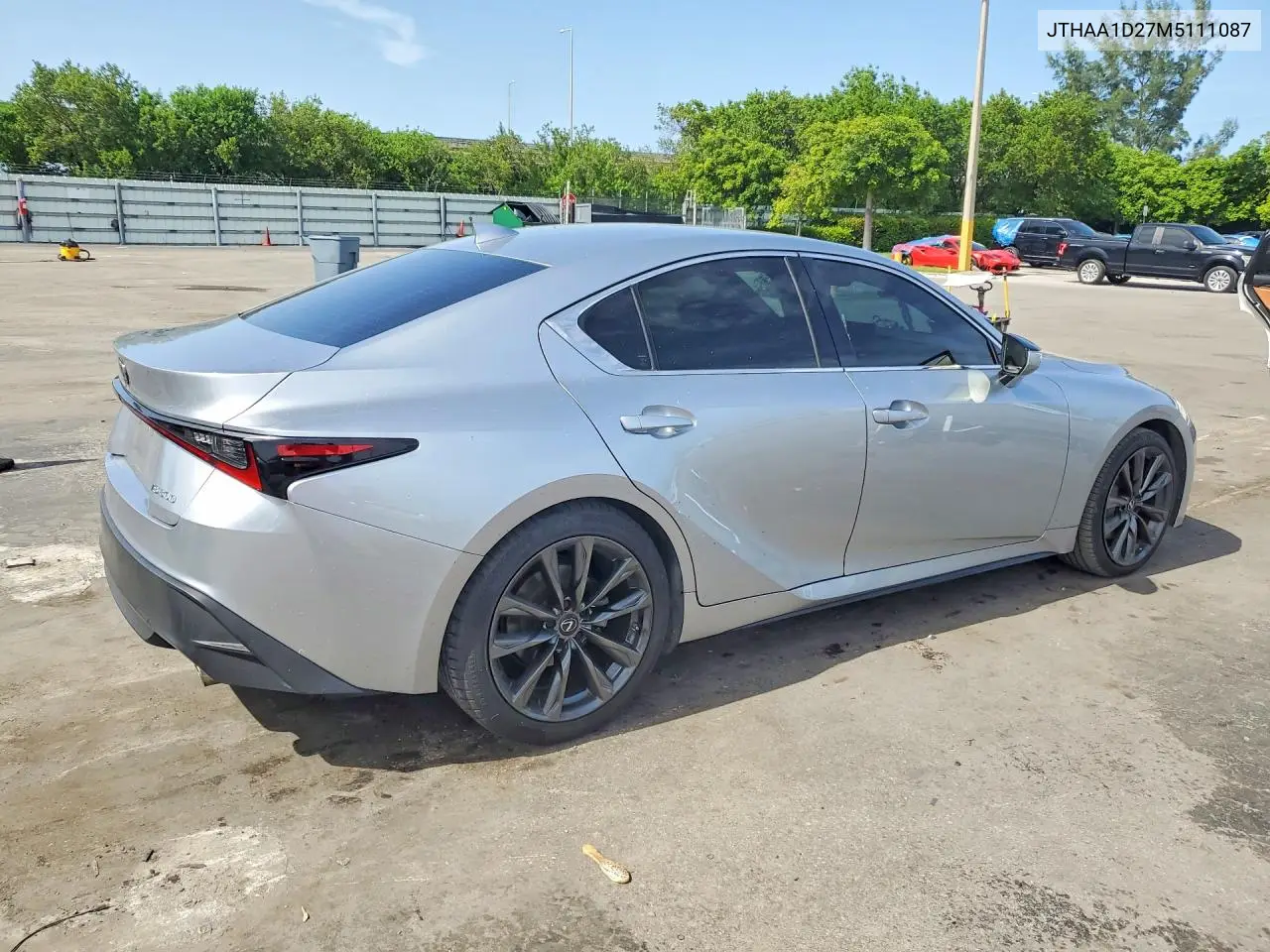 2021 Lexus Is 300 VIN: JTHAA1D27M5111087 Lot: 61176886