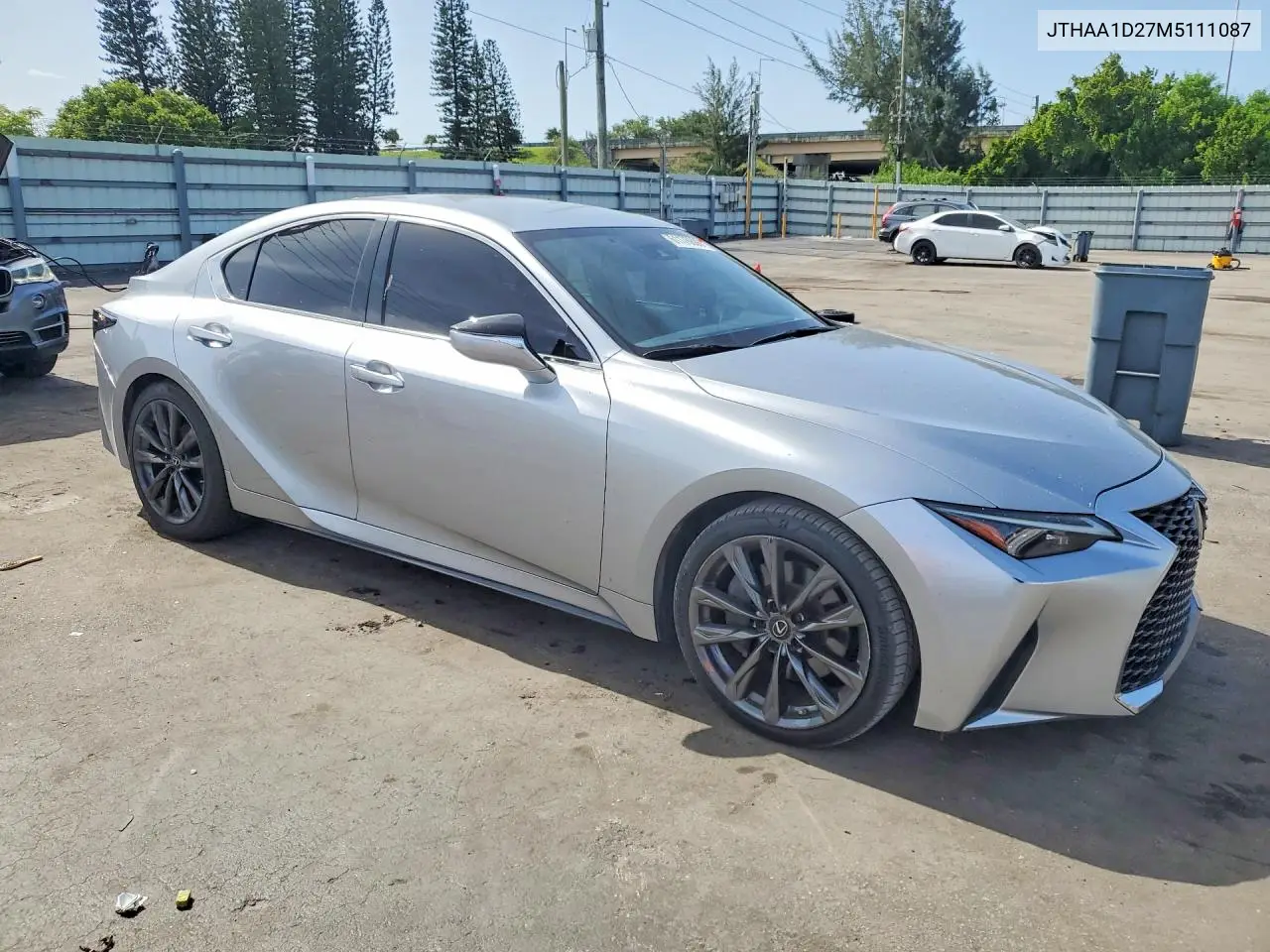 2021 Lexus Is 300 VIN: JTHAA1D27M5111087 Lot: 61176886