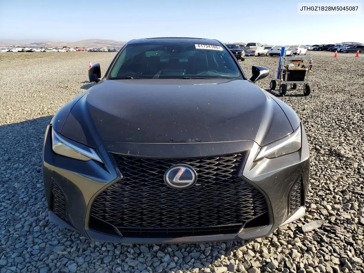 2021 Lexus Is 350 F Sport VIN: JTHGZ1B28M5045087 Lot: 61734186
