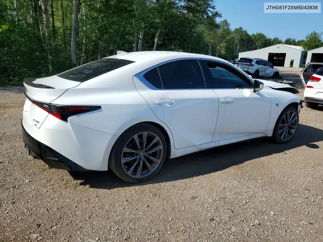2021 Lexus Is 300 F Sport VIN: JTHG81F2XM5043838 Lot: 61797576