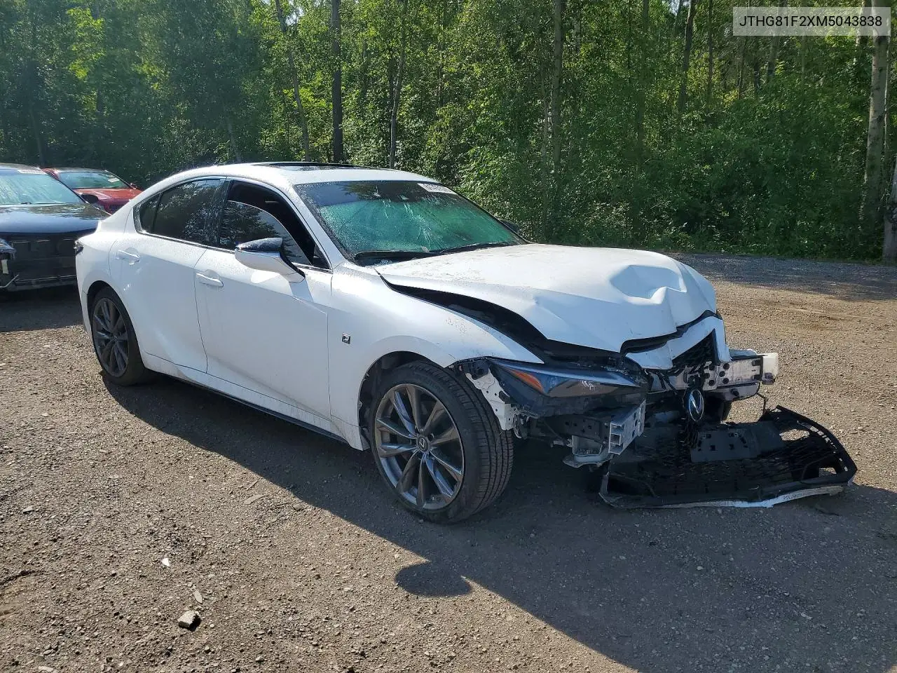 2021 Lexus Is 300 F Sport VIN: JTHG81F2XM5043838 Lot: 61797576